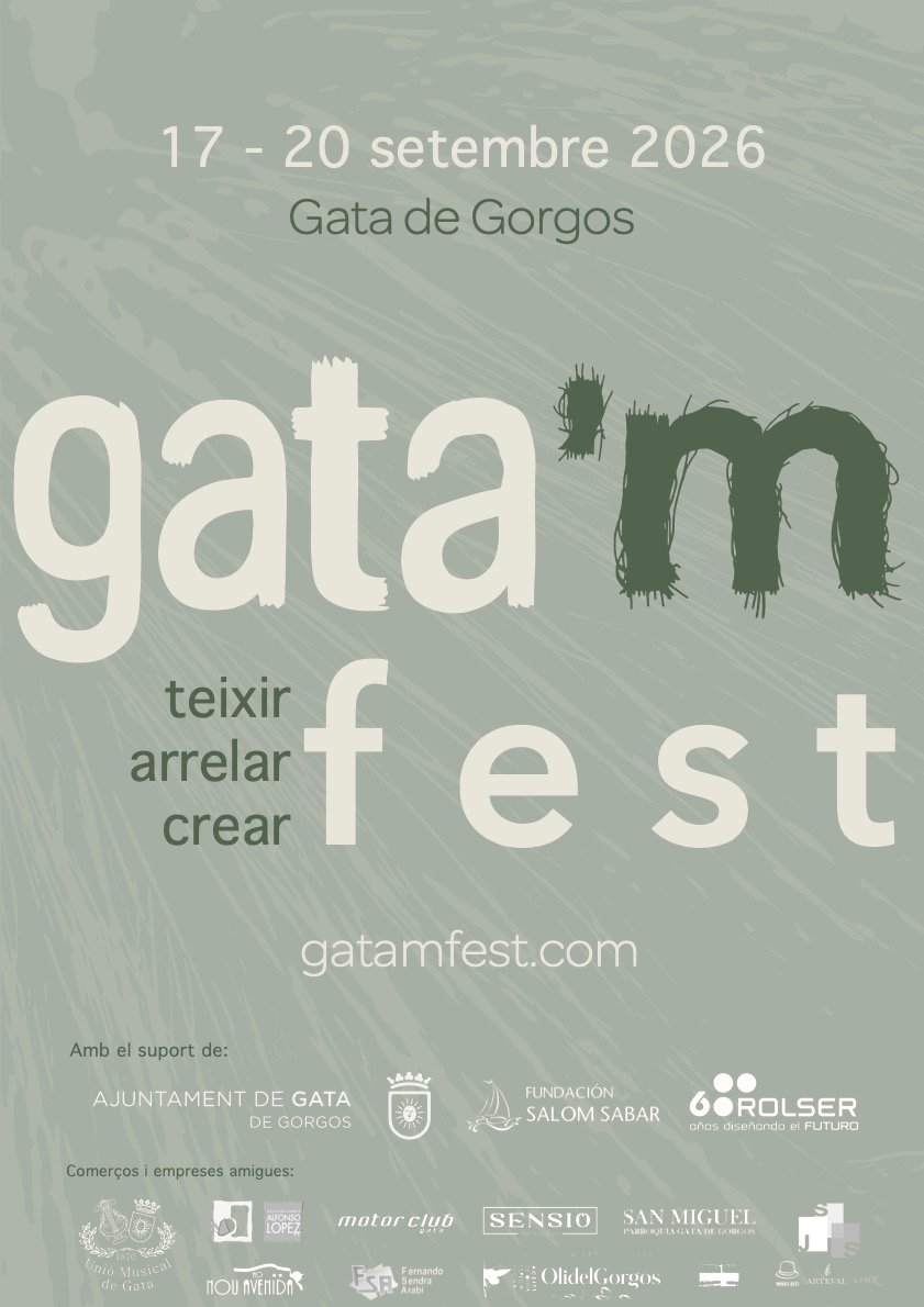 Cartell del GATA’M Fest 2026 — Fem poble